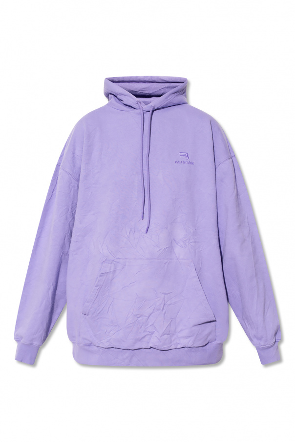 balenciaga sweatshirt purple